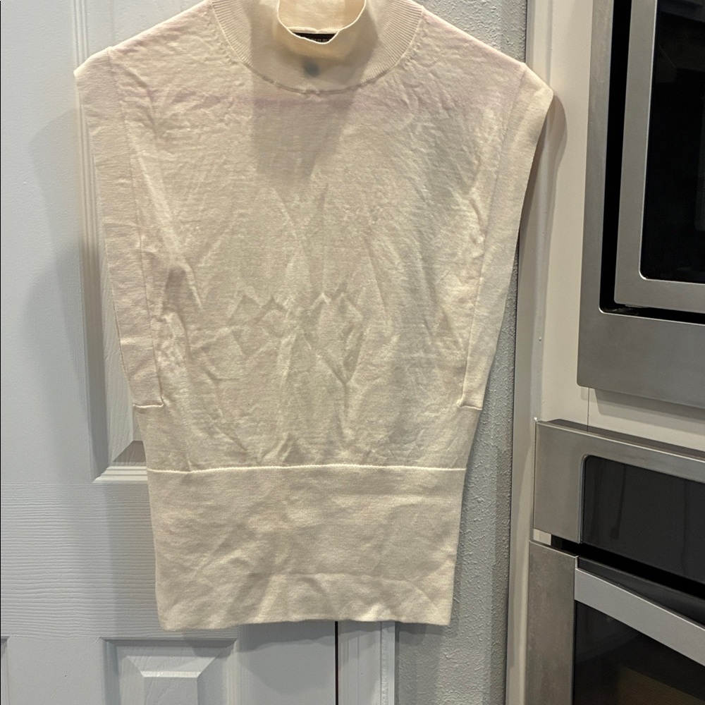 Merino wool Cream Turtleneck Sweater
